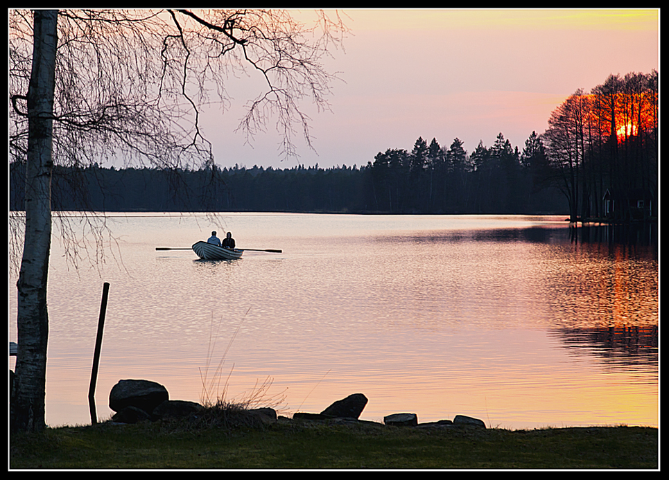 Solnedgang i Småland