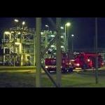 Brand- og redningsøvelse hos gasbehandlingsanlægget i Nybro.