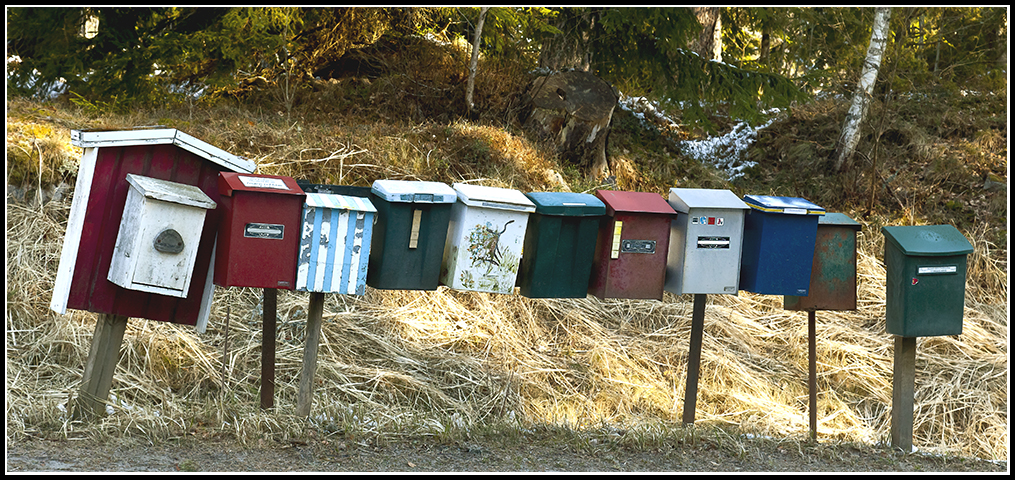 Postkasser ved Vejbred