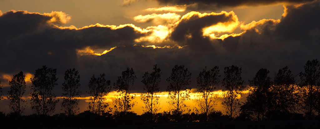 solnedgang i Skonager