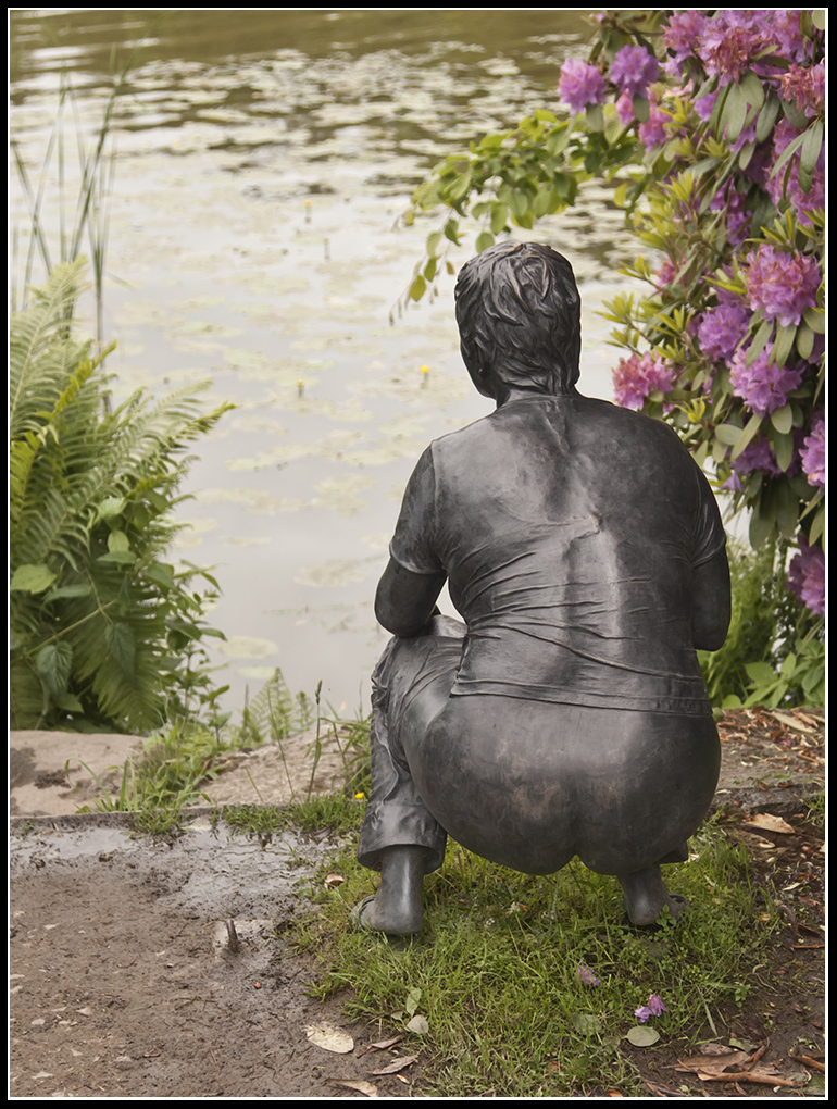 Svensk kvindelig pendant til Manneken Pis