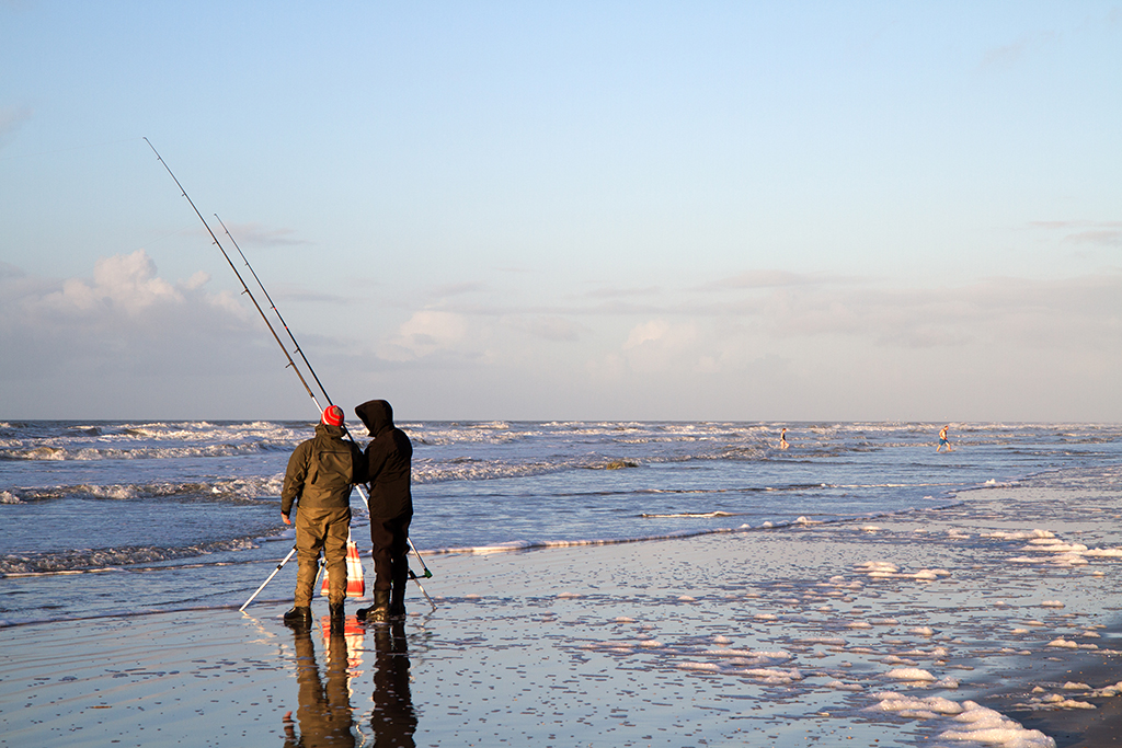 Nytårsbadning ved Vejers strand