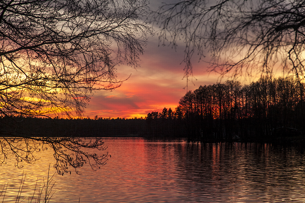 Solnedgang - og jeg gider ikke høre noget om vandlinjen!