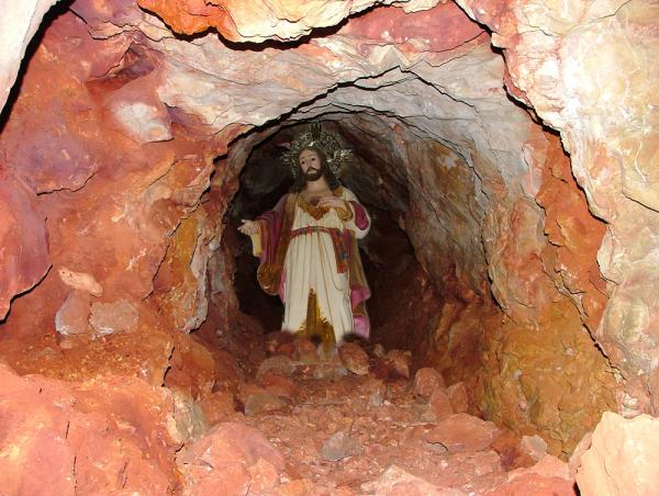 Jesus i grotte