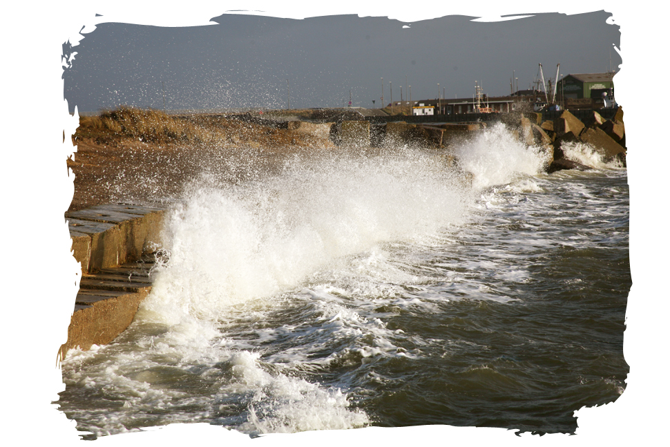 Storm ved Hvide Sande